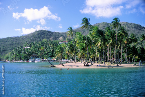 Obraz na płótnie insel st.lucia w salonie