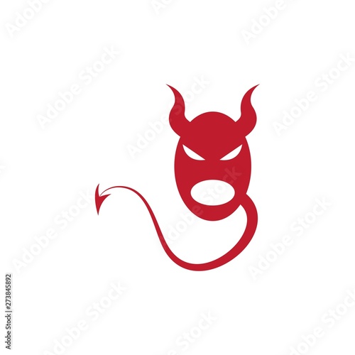 Devil logo vector template - Vector