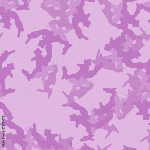 UFO camouflage of various shades of violet and pink colors