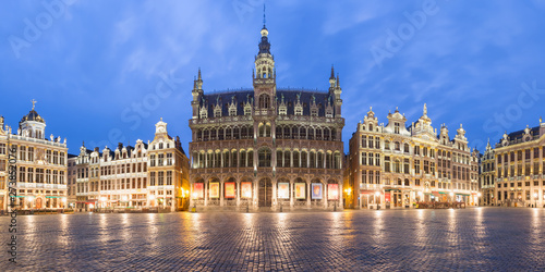 Grand Place Square at night in Brussels, Belgium