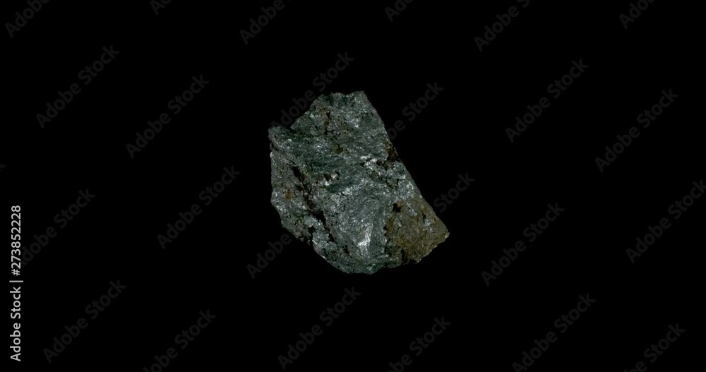 Dark Magnetite Mineral Turning on Black Dark Magnetite Mineral Turning on Black