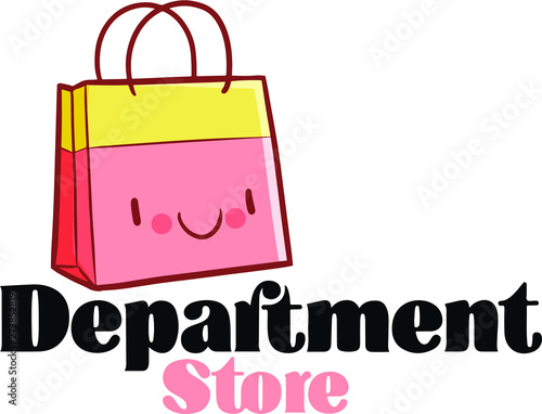 Cute and funny logo for department store or company