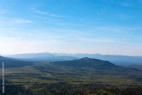 mountain landscape on a summer day