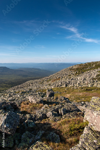 mountain landscape on a summer day