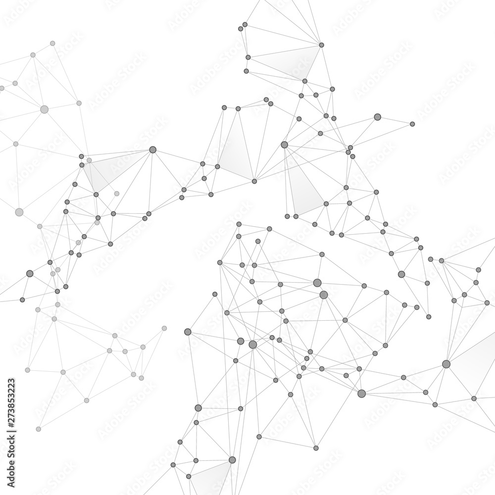 Block chain global network technology concept. Block chain global network technology concept.