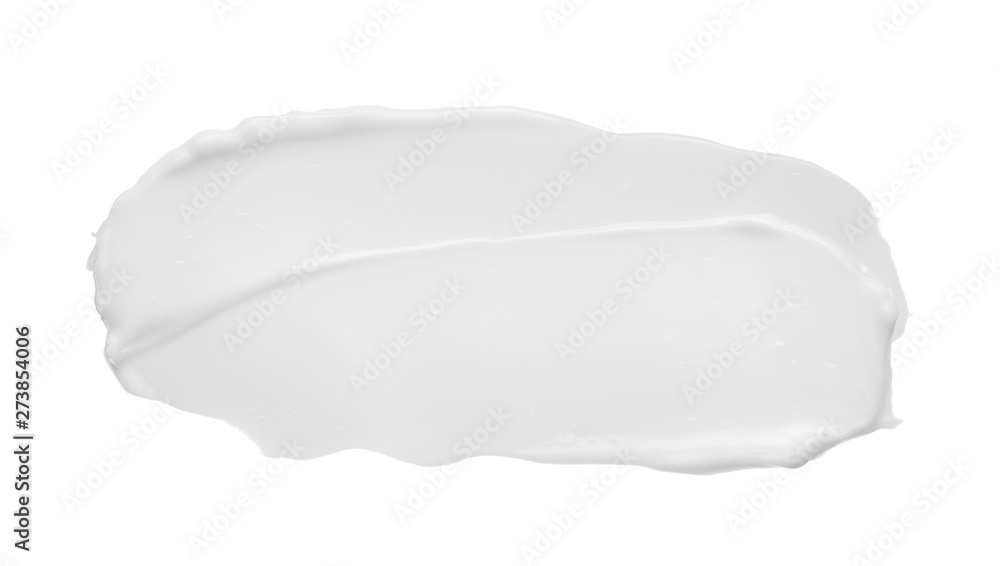 Smears and texture of face cream or white acrylic paint Smears and texture of face cream or white acrylic paint