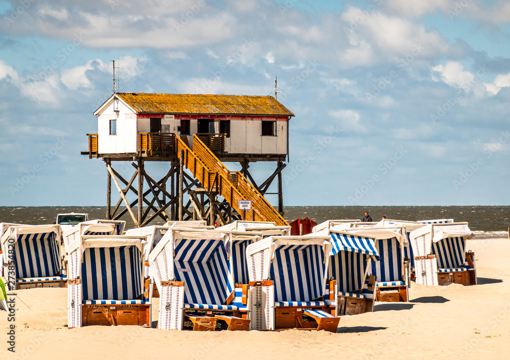 Obraz premium beach at sankt peter ording