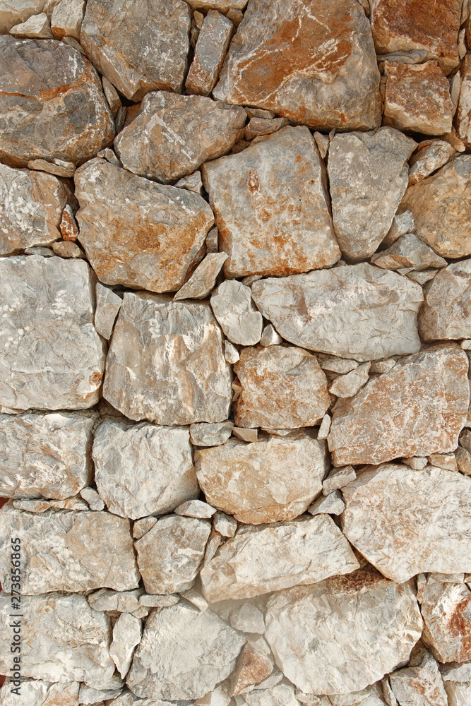 stone wall made of various stones, structure stone wall made of various stones, structure