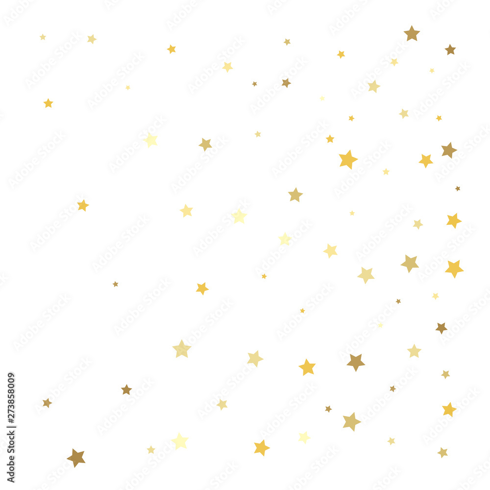 Gold stars. Confetti celebration Gold stars. Confetti celebration