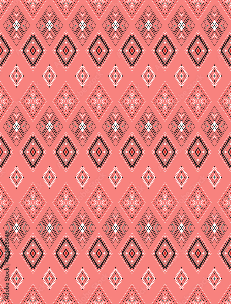 Ethnic ornament. Geometric seamless pattern Ethnic ornament. Geometric seamless pattern