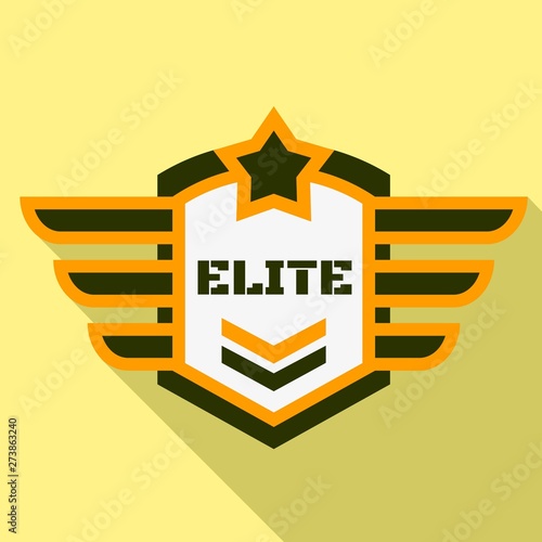 Elite air logo. Flat illustration of elite air vector logo for web design