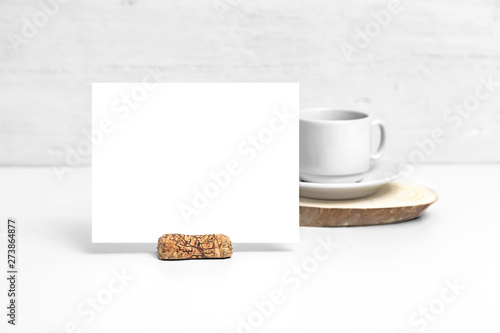 Foto Wedding Menu Card, Minimalist Menu Template, Info Card Design