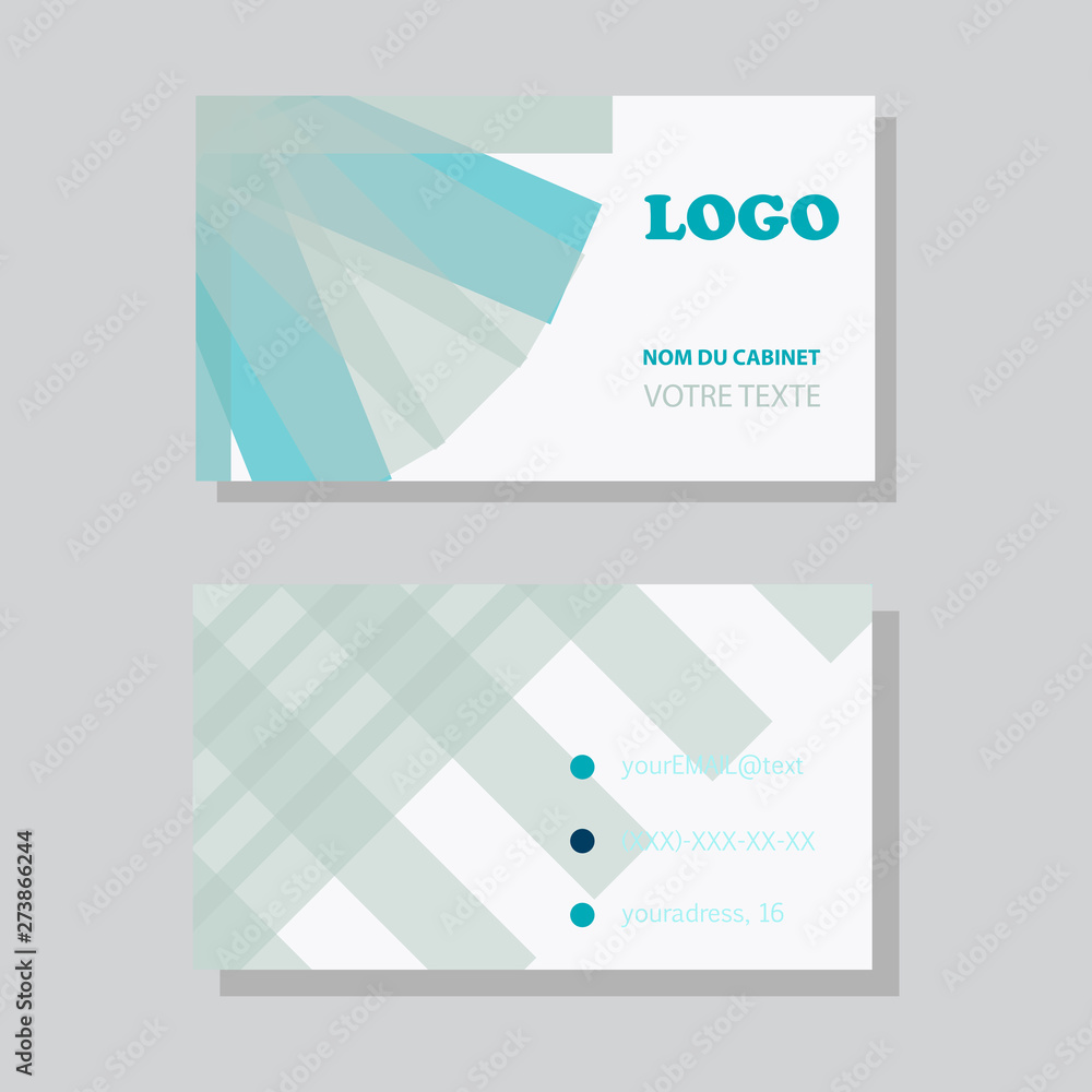 Fototapeta premium Business card vector background