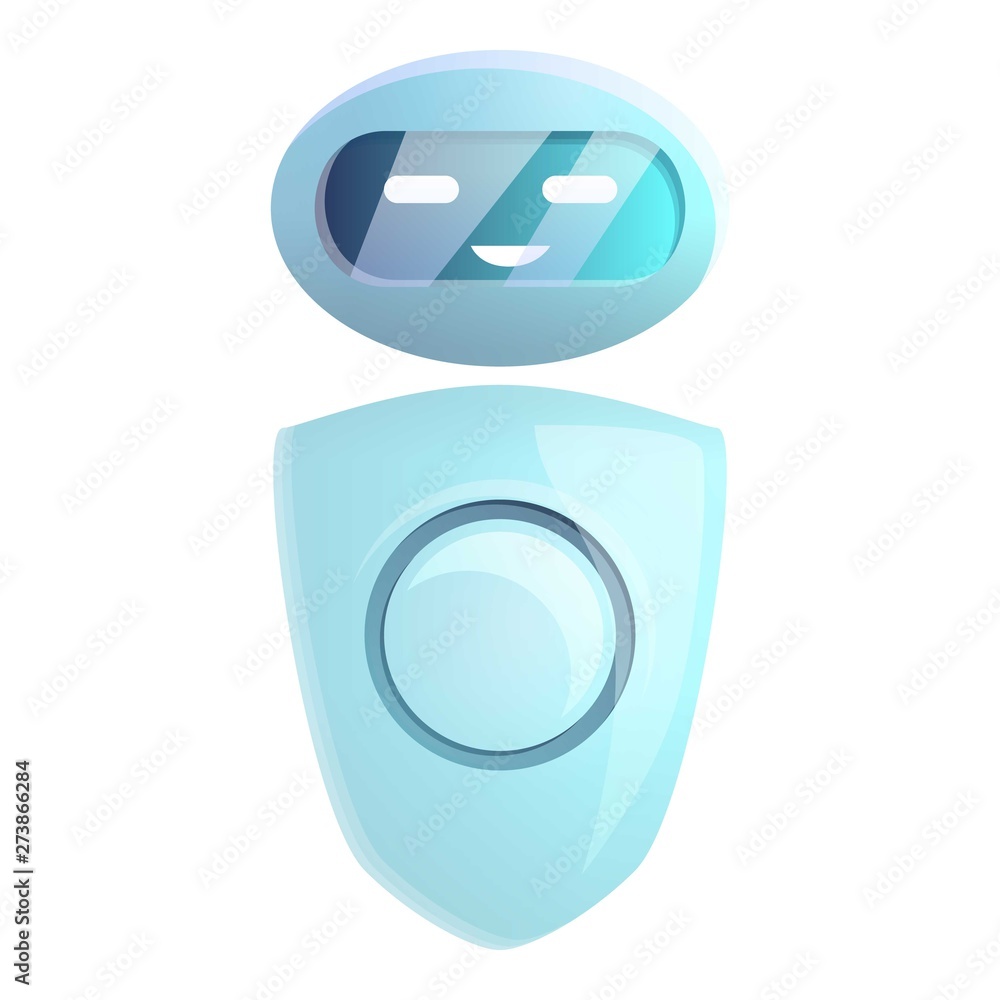 Fototapeta premium Center chatbot icon. Cartoon of center chatbot vector icon for web design isolated on white background