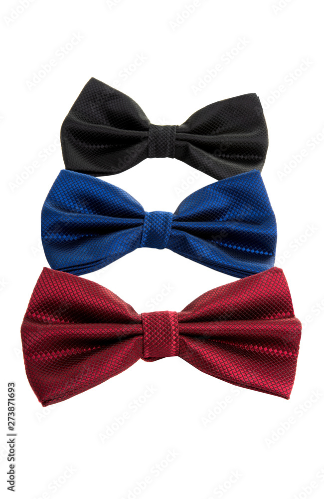 men's tie bows isolated men's tie bows isolated