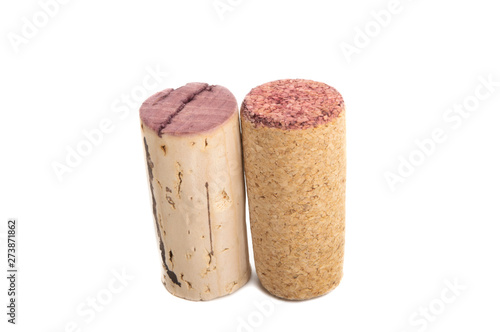 wine corks isolated