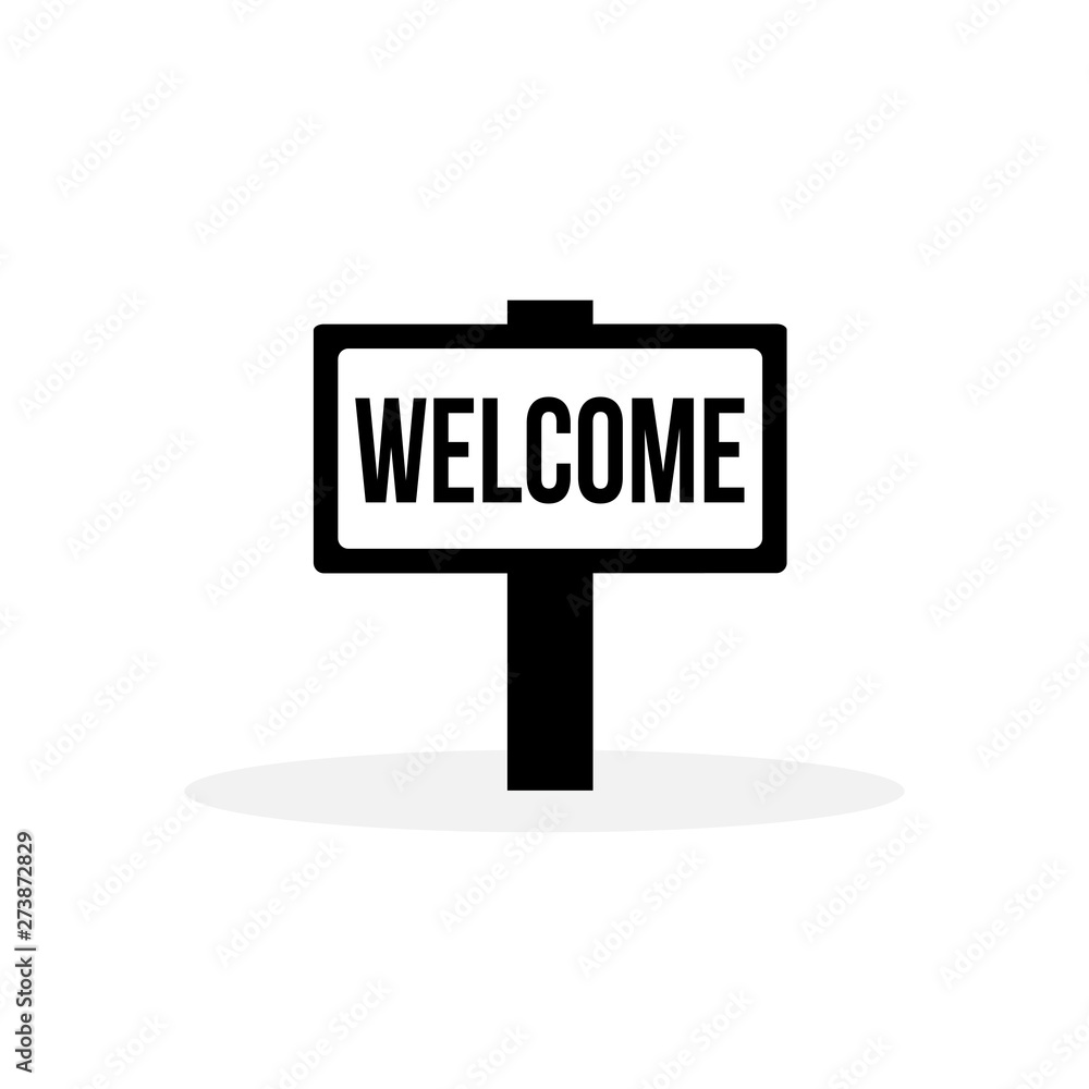 Signpost Icon In Flat Style Vector For Apps, UI, Websites. Black Icon Vector Illustration Signpost Icon In Flat Style Vector For Apps, UI, Websites. Black Icon Vector Illustration