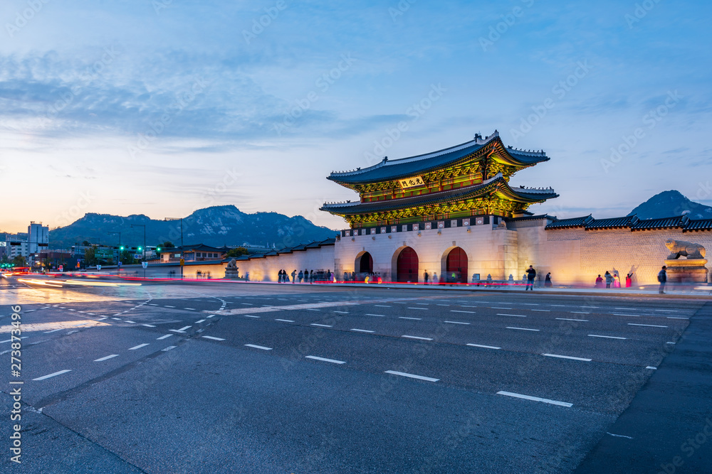 Fototapeta premium Gyeongbokgung Palace in Seoul City,South Korea