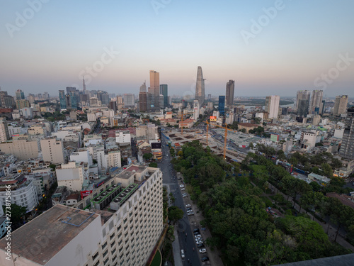 View over Ho Chi Minh City, Vietnam