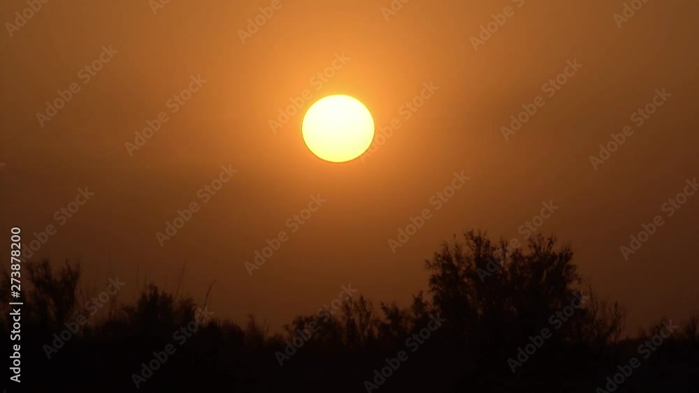 Uzbekistan Ustyurt Plateau. Sunset in the desert. Uzbekistan Ustyurt Plateau. Sunset in the desert.