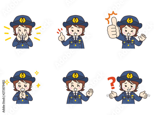 婦人警官セット