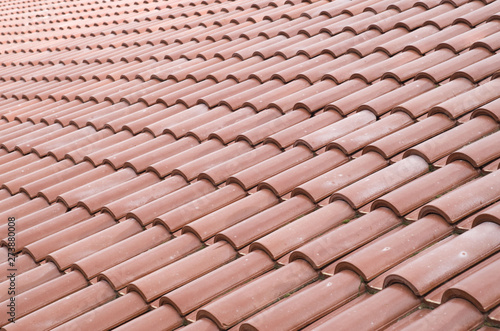 New roof with ceramic tiles