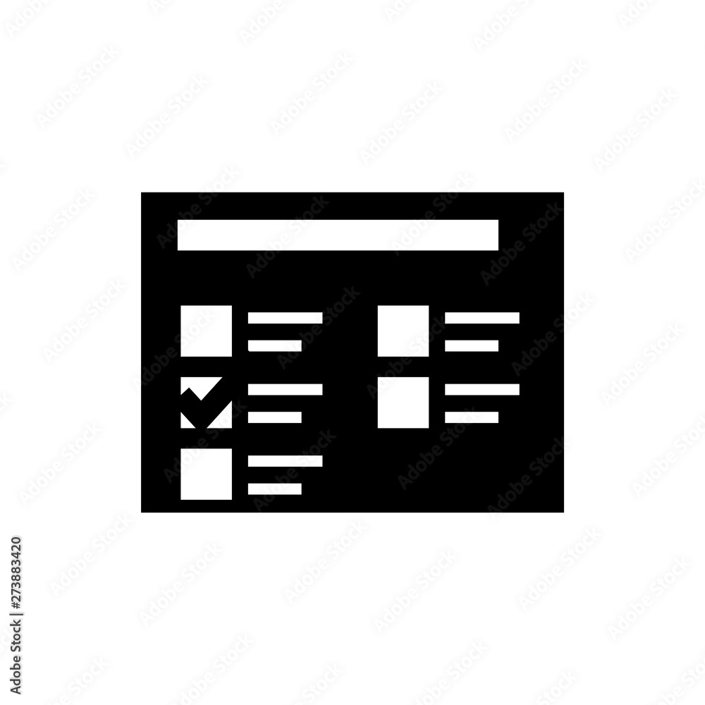 exam flat vector icon exam flat vector icon