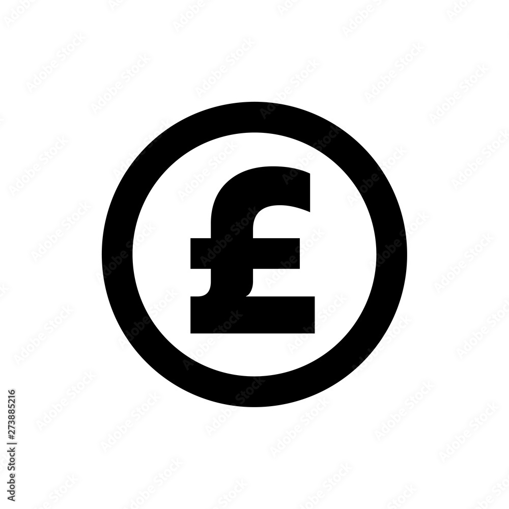 pound sterling flat vector icon pound sterling flat vector icon