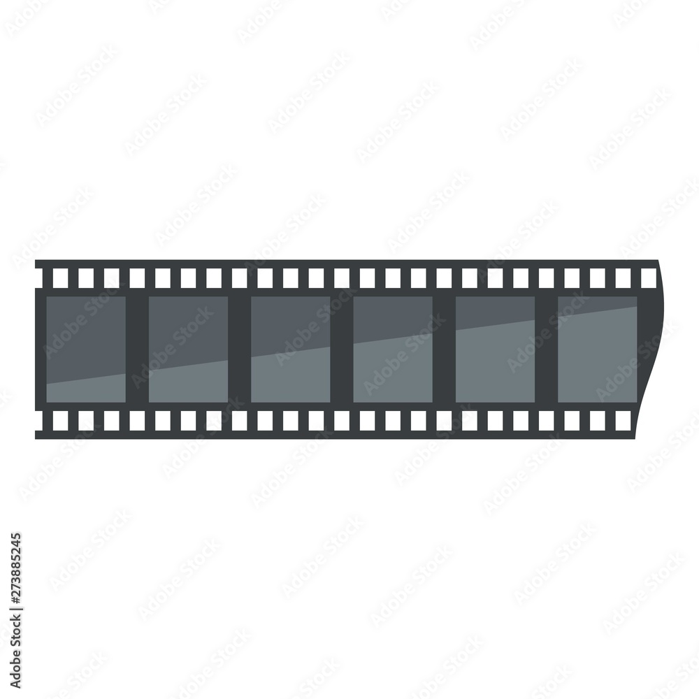 Film icon. Flat illustration of film vector icon for web design