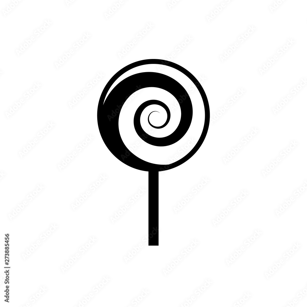 lollipop flat vector icon lollipop flat vector icon