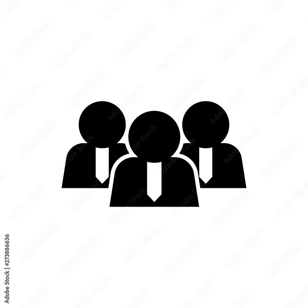 team flat vector icon team flat vector icon
