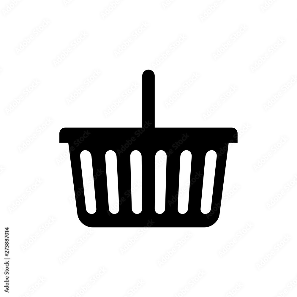 basket flat vector icon basket flat vector icon
