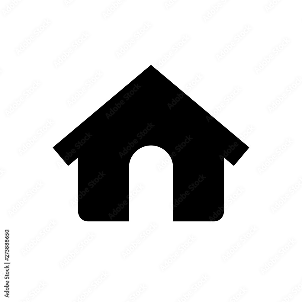 house flat vector icon house flat vector icon