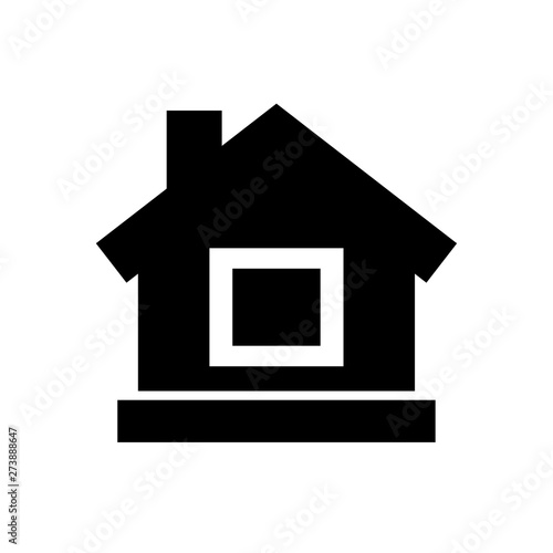 house flat vector icon