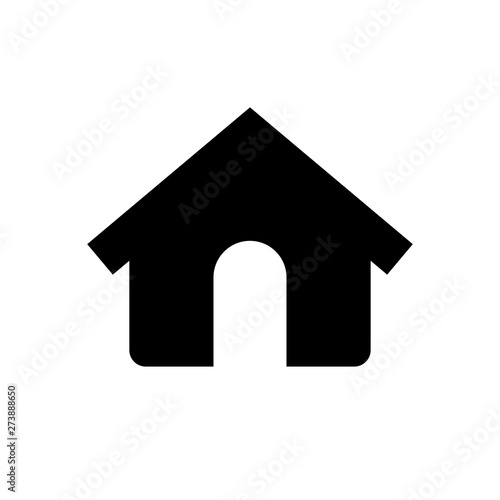 house flat vector icon