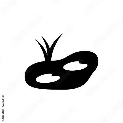 pond flat vector icon