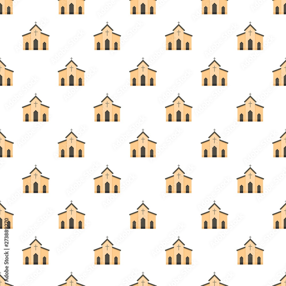 Chapel pattern seamless vector repeat for any web design