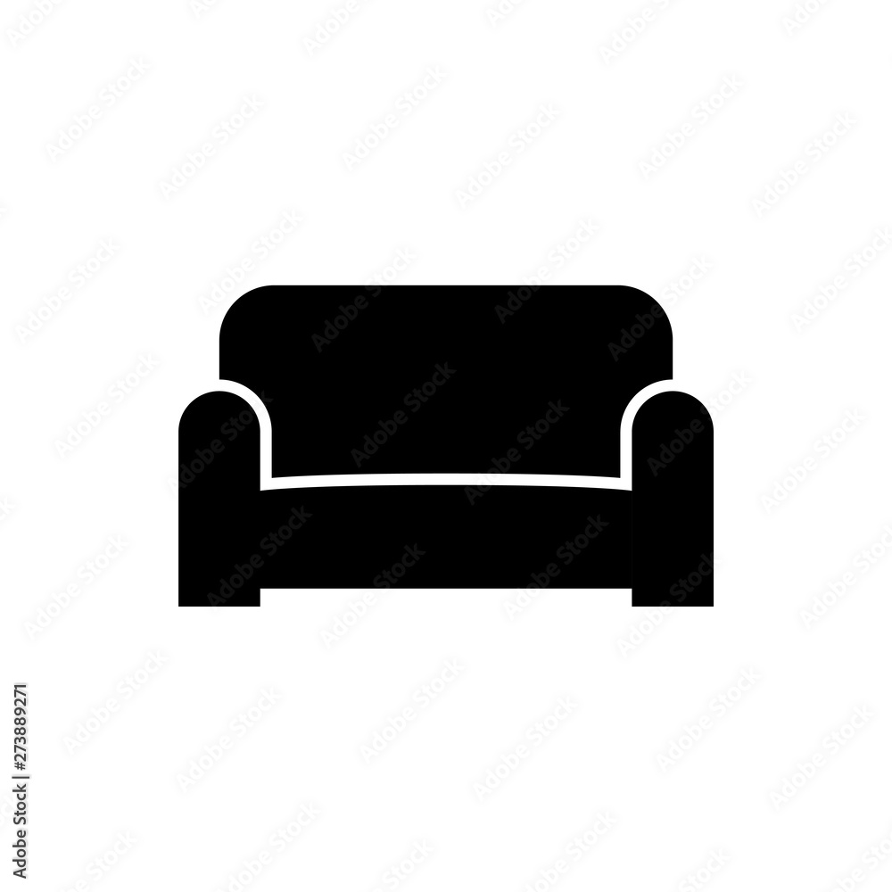 sofa flat vector icon sofa flat vector icon