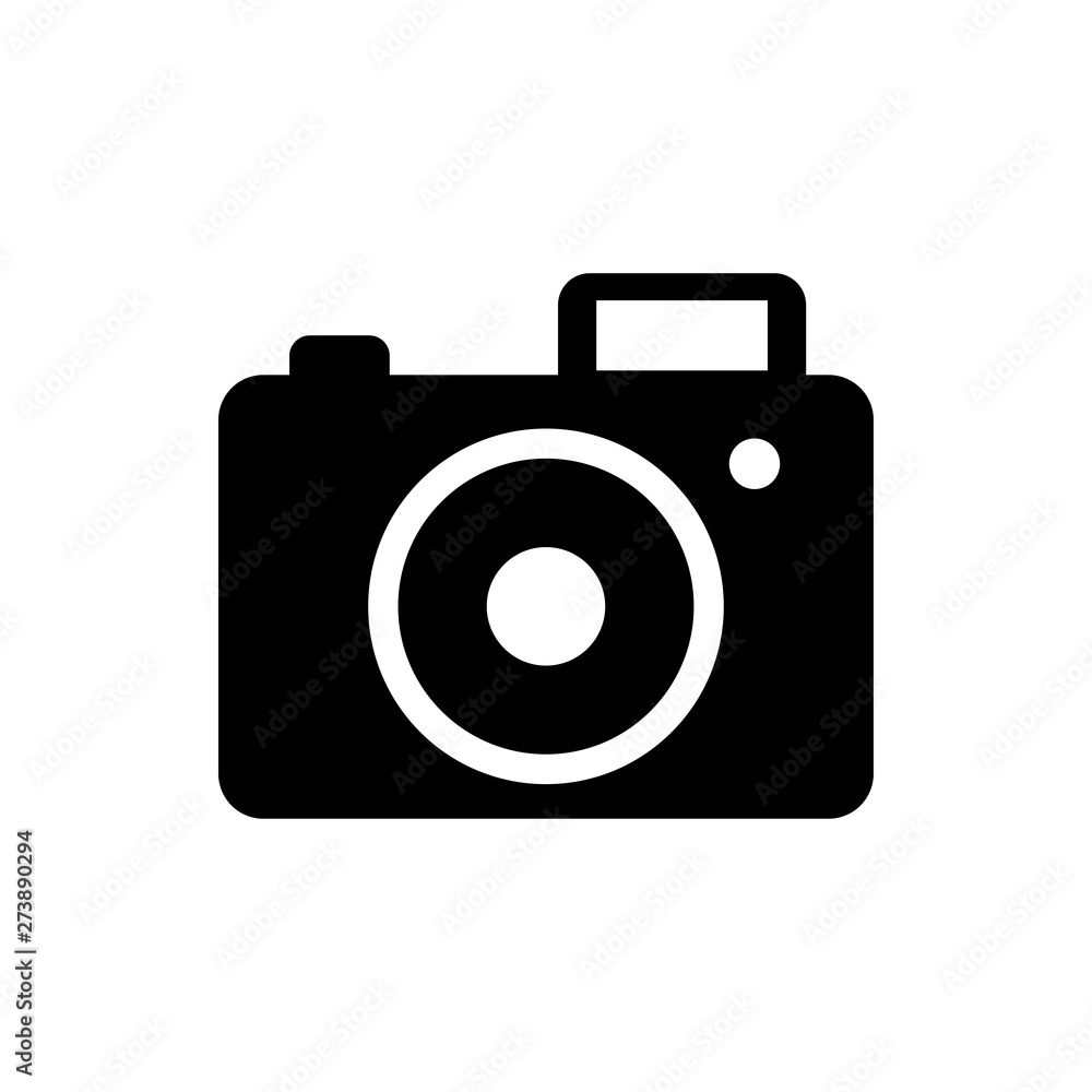 photo camera flat vector icon photo camera flat vector icon
