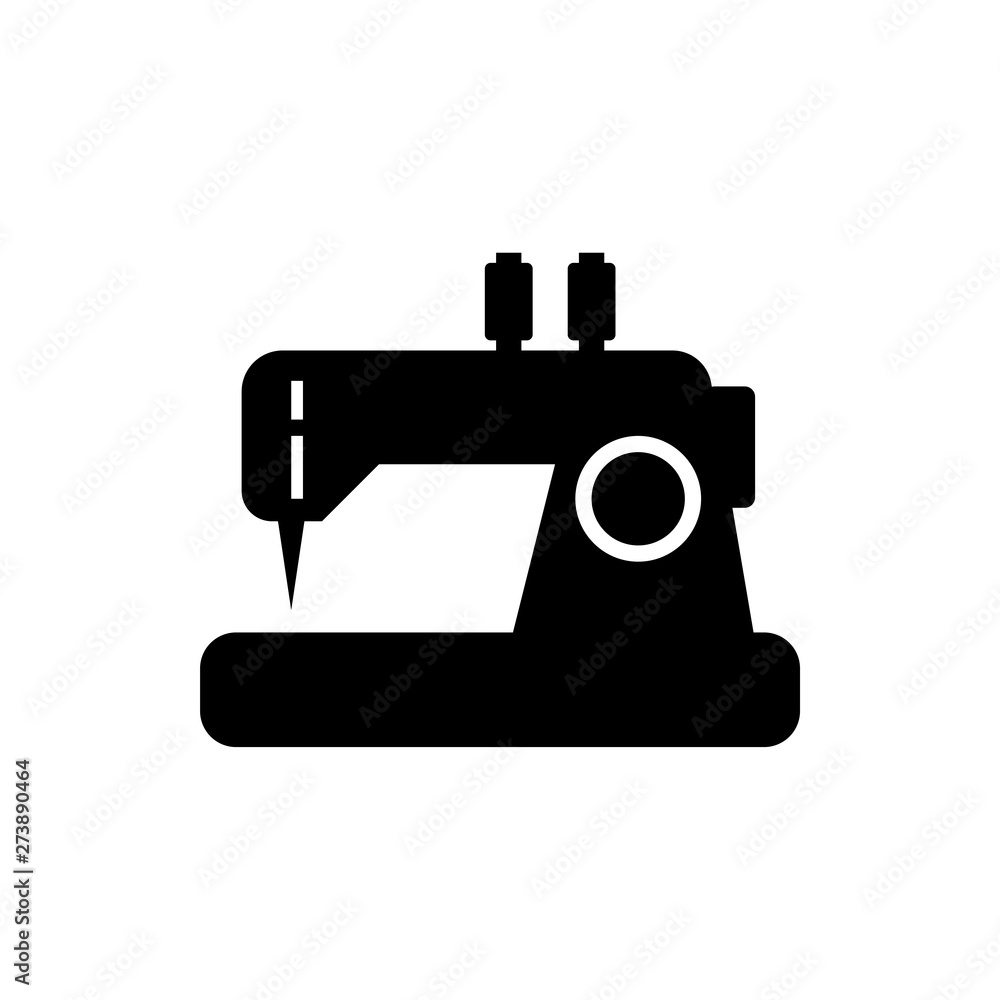 sewing machine flat vector icon sewing machine flat vector icon