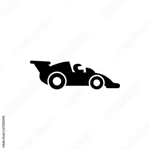 racing car flat vector icon © Rustam