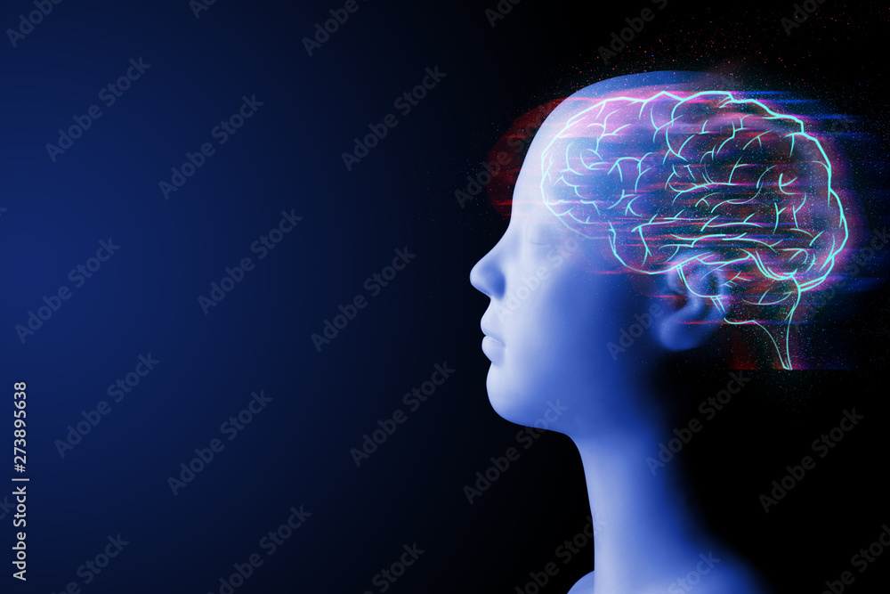 futuristic ai cell neurons brain robot deep learning technology, social network, science and human heath, creative thinking, illustration 3d rendering background futuristic ai cell neurons brain robot deep learning technology, social network, science and human heath, creative thinking, illustration 3d rendering background