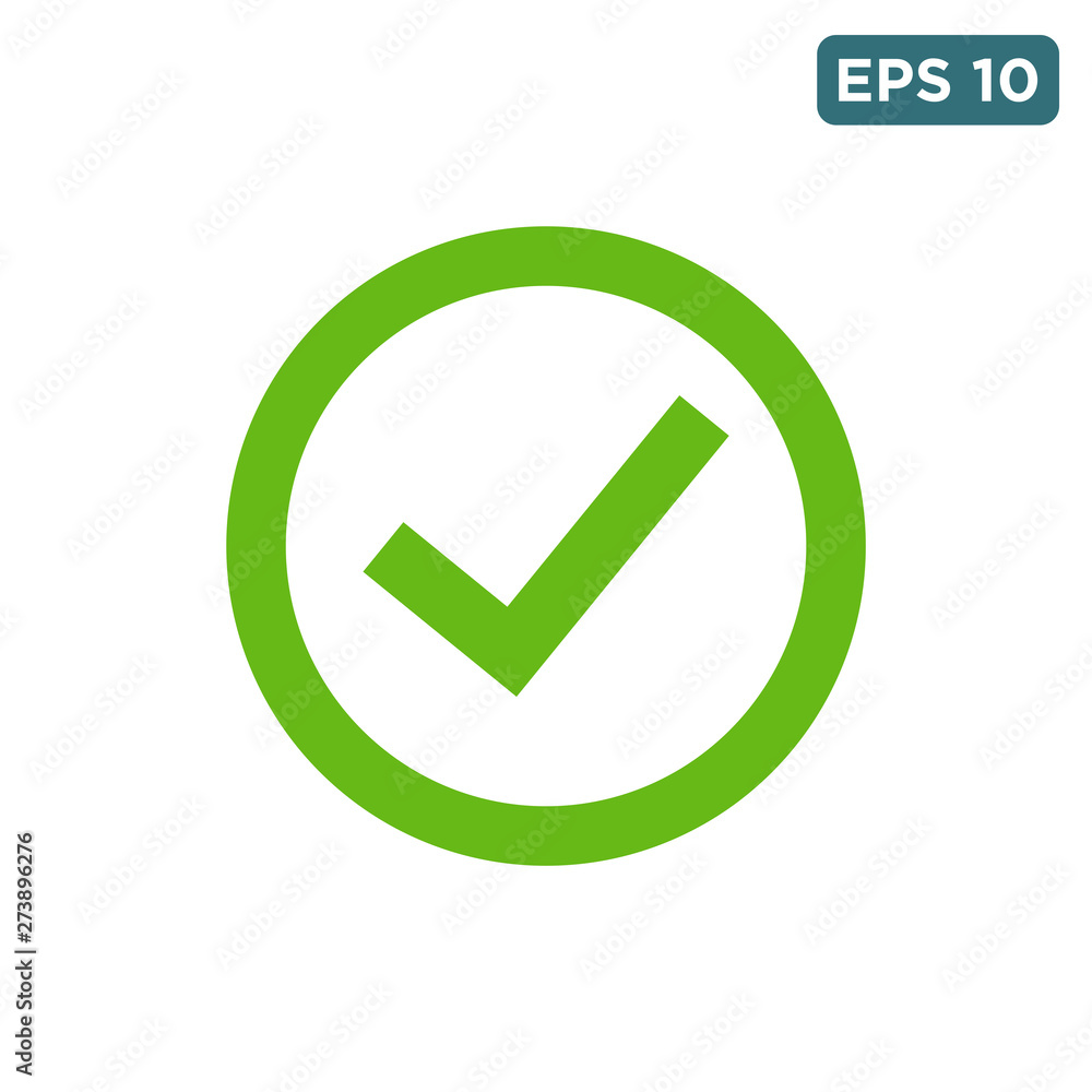 checkmark icon vector