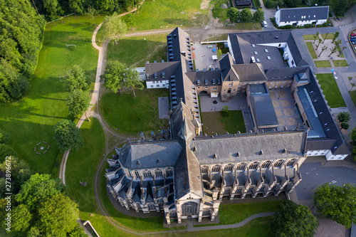 The Altenberg Cathedral from a bird's eye view