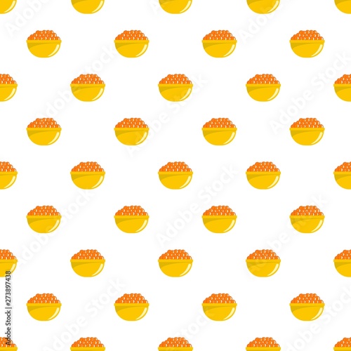 Red caviar pattern seamless vector repeat for any web design