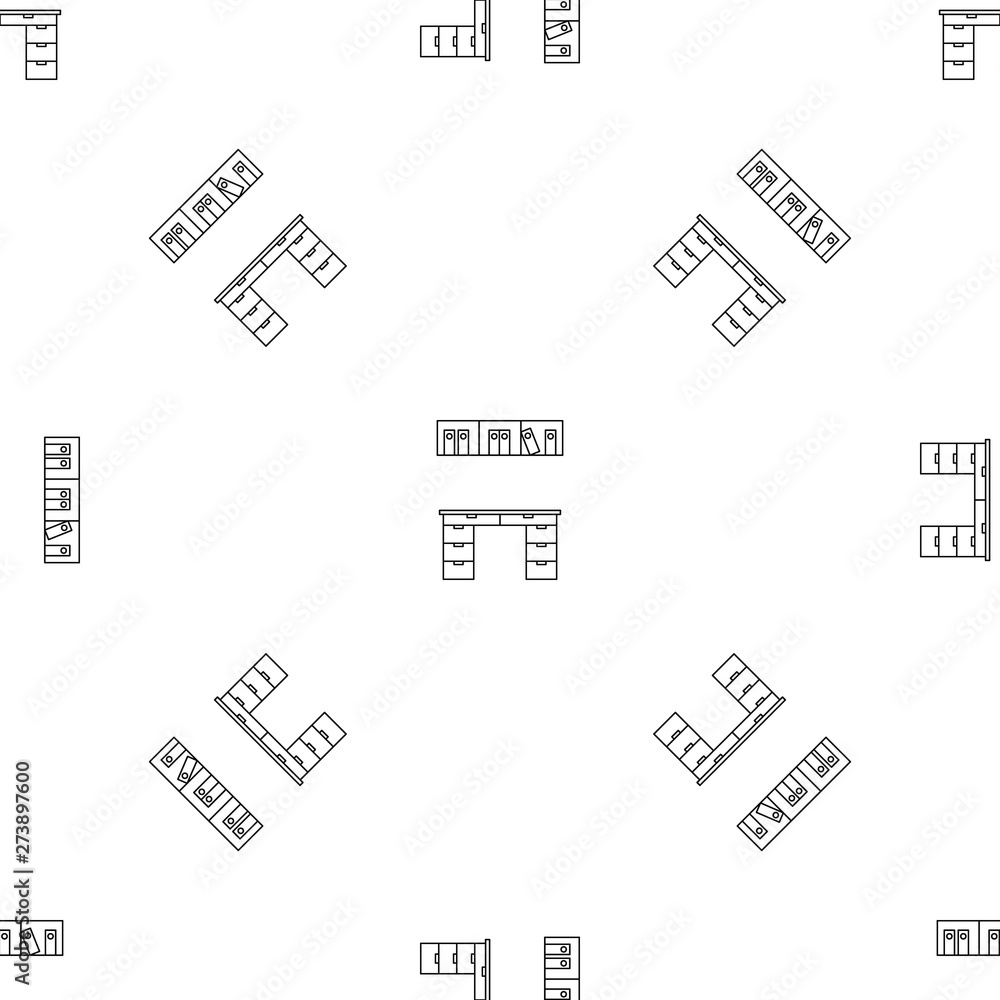 Office desktop pattern seamless vector repeat geometric for any web design Office desktop pattern seamless vector repeat geometric for any web design