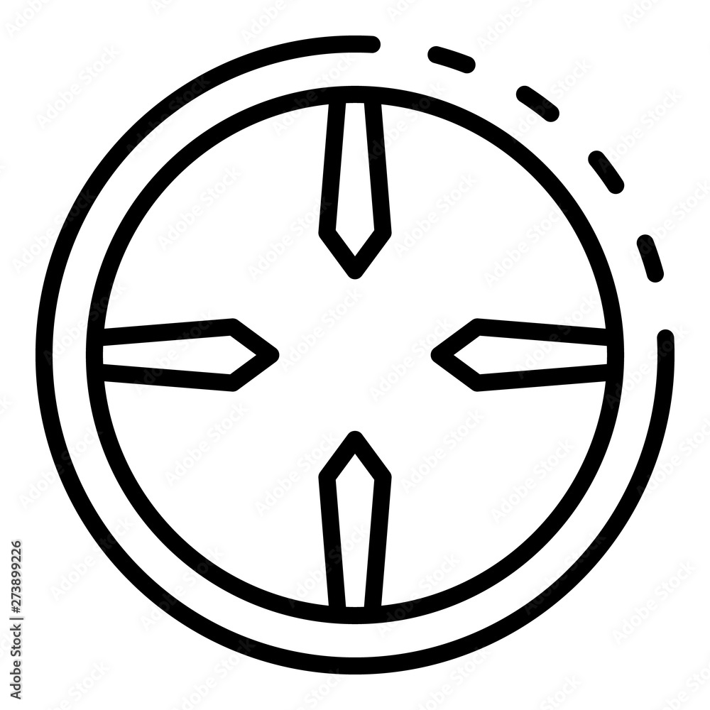 Firewall target icon. Outline firewall target vector icon for web design isolated on white background Firewall target icon. Outline firewall target vector icon for web design isolated on white background