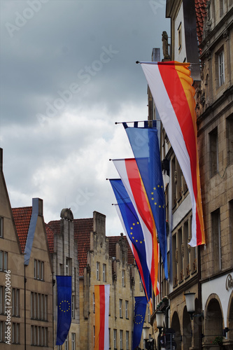 Flaggen am Prinzipalmarkt M  nster
