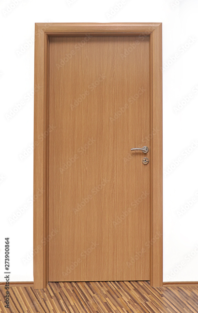 Brown interior wooden door Brown interior wooden door