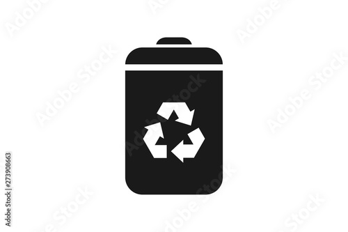 Recycle bin icon simple element illustration can be used for mobile and web